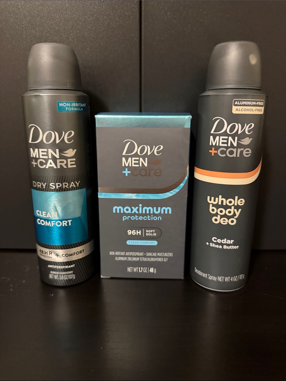 Dove Men Care Deodorant Trio